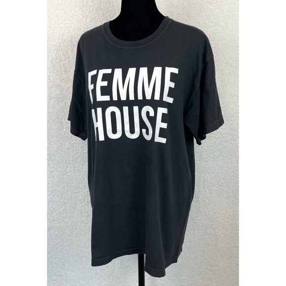 LP GIOBBI • Dark Grey Femme House Short Sleeve Tee - Picture 4 of 15